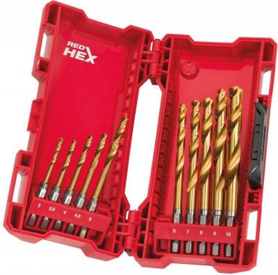 Будкрам купити Набір свердел HSS-G-TiN по металу 5x86 мм, 10 шт. Набір свердел HSS-G-TiN по металу 5x86 мм, 10 шт. 2