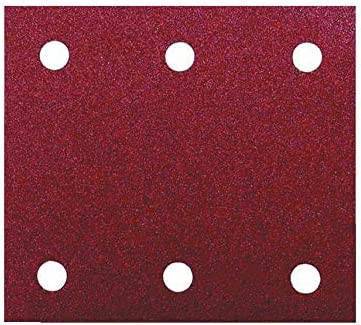 Будкрам купити Шліфувальний папір 114х102 мм К100, 6 отворів, 10 шт.