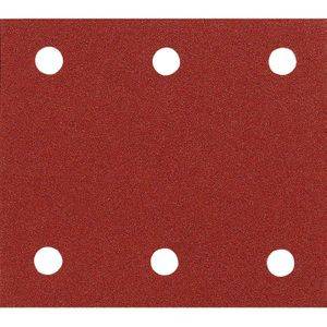 Будкрам купити Шліфувальний папір 114х102 мм К120, 6 отворів, 10 шт.