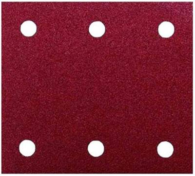 Будкрам купити Шліфувальний папір 114х102 мм К240, 6 отворів, 10 шт.