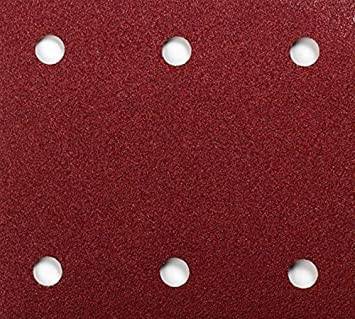 Будкрам купити Шліфувальний папір 114х102 мм К40, 6 отворів, 10 шт.