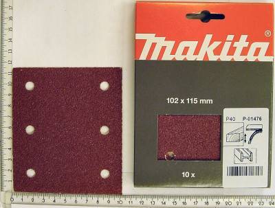 Будкрам купити Наждачний папір 114х140 мм K40, 10 шт Наждачний папір 114х140 мм K40, 10 шт 2