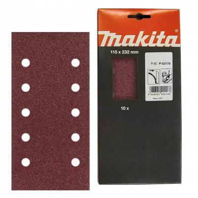 Будкрам купити Папір наждачний 115x232 мм К40, 10 штук