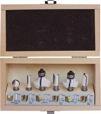 Будкрам купити Набір фрези під патрон 8 мм, 6 шт.