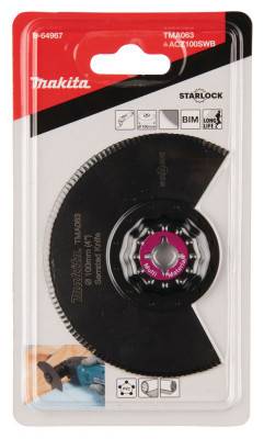 Будкрам купити Сегментований пильний диск для мультитула BiM 100 мм TMA063 Сегментований пильний диск для мультитула BiM 100 мм TMA063 2