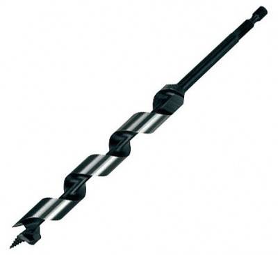 Будкрам купить Спиральное сверло по дереву с шестигранным хвостовиком 16x200 мм.