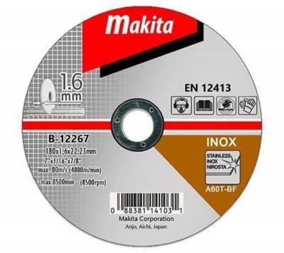 Будкрам купити Тонкий відрізний диск для нержавіючої сталі 180х1,6 мм 60Т, плоский