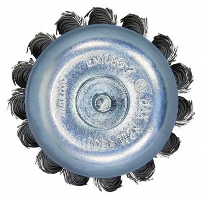 Будкрам купити Щітка з дротяної чашки (вузликова) 63 мм