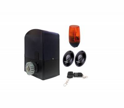 Будкрам купить Комплект SET BA-400DC электропривод + пульт ДУ 4-х канальный + PULSAR (230) сигнальная лампа + IR30M фотоэлементы для наружной установки 