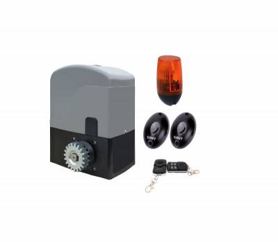 Будкрам купить Комплект SET IZ-1200 электропривод + пульт ДУ 4-х канальный + PULSAR (230) сигнальная лампа + IR30M фотоэлементы для наружной установки 