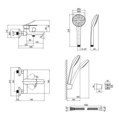 Будкрам купить Смеситель для ванны Lidz (CRM) 15 36 006 00 New Смеситель для ванны Lidz (CRM) 15 36 006 00 New 2