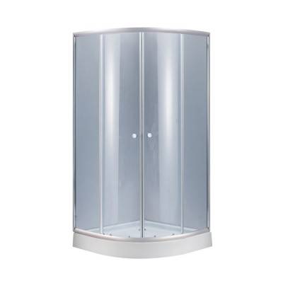 Будкрам купити Душова кабіна Lidz Latwa SC90x90.SAT.LOW.GR, скло тоноване 4 мм