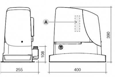 Будкрам купить Привод откатной RUN для ворот массой до 1500 кг Run 1500 Привод откатной RUN для ворот массой до 1500 кг Run 1500 2