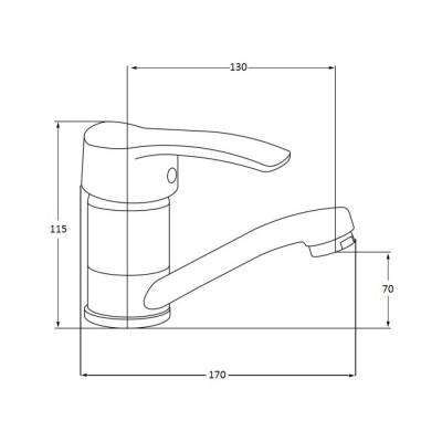 Будкрам купити Змішувач для кухні Lidz (CRM) 20 38 002 01 Змішувач для кухні Lidz (CRM) 20 38 002 01 2