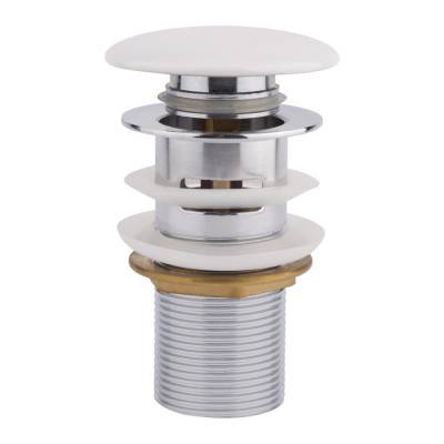 Будкрам купити Донний клапан для раковини Qtap F0081 70х70х120 White з переливом Донний клапан для раковини Qtap F0081 70х70х120 White з переливом 3