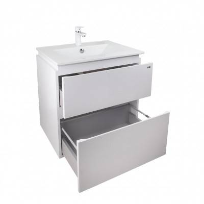 Будкрам купить Комплект Qtap Albatross 605х725х460 White тумба подвесная +  раковина врезная QT0172TP600D3060CW Комплект Qtap Albatross 605х725х460 White тумба подвесная +  раковина врезная QT0172TP600D3060CW 6