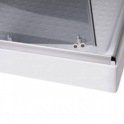 Будкрам купити Душова кабіна Lidz Wawel SC80x80.SAT.LOW.GR, скло тоноване 4 мм Душова кабіна Lidz Wawel SC80x80.SAT.LOW.GR, скло тоноване 4 мм 8