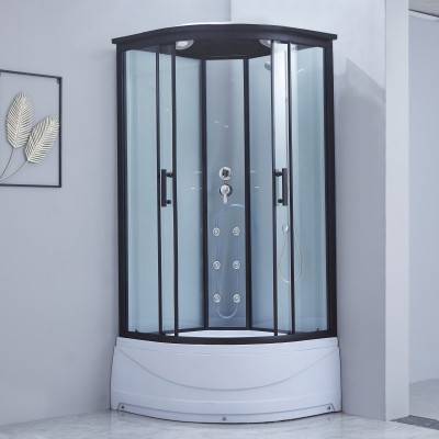 Будкрам купити Гідромасажний бокс Lidz Majatek SBM100x100.BLA.HIGH.TR, скло прозоре 5 мм Гідромасажний бокс Lidz Majatek SBM100x100.BLA.HIGH.TR, скло прозоре 5 мм 10