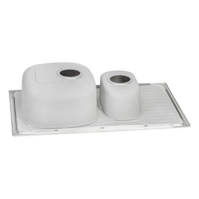 Будкрам купить Кухонная мойка с дополнительной чашей Qtap 7850-B 0,8 мм Satin (QT7850BSAT08) Кухонная мойка с дополнительной чашей Qtap 7850-B 0,8 мм Satin (QT7850BSAT08) 5