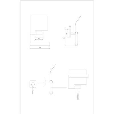 Будкрам купити Тримач для туалетного паперу Lidz (CRM) 116.03.01 Тримач для туалетного паперу Lidz (CRM) 116.03.01 2