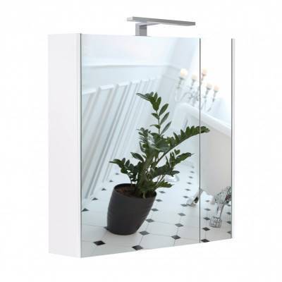 Будкрам купить Зеркальный шкаф подвесной Qtap Albatross 700х725х460 White с LED-подсветкой QT0177ZP700LW