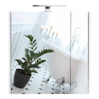 Будкрам купити Дзеркальна шафа підвісна Qtap Albatross 700х725х460 White з LED-підсвічуванням QT0177ZP700LW Дзеркальна шафа підвісна Qtap Albatross 700х725х460 White з LED-підсвічуванням QT0177ZP700LW 3
