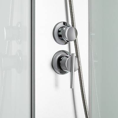 Будкрам купити Душовий бокс Lidz Tani SB80x80.SAT.LOW.FB, скло Fabric 4 мм Душовий бокс Lidz Tani SB80x80.SAT.LOW.FB, скло Fabric 4 мм 8