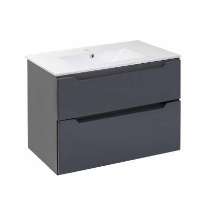 Будкрам купить Комплект Qtap Scorpio 810х585х460 Graphite тумба подвесная +  раковина врезная QT1472TPВ8023080CG Комплект Qtap Scorpio 810х585х460 Graphite тумба подвесная +  раковина врезная QT1472TPВ8023080CG 1_small