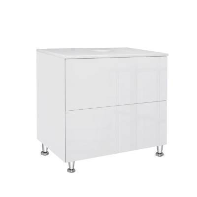 Будкрам купить Тумба напольная Qtap Tern 700х616х469 White со столешницей QT1780TNL701W
