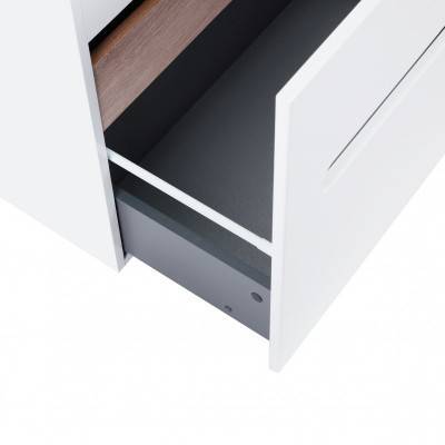 Будкрам купить Комплект Qtap Virgo 800х580х437 White/Whitish oak тумба подвесная + раковина врезная  QT1872TPА8013080CW Комплект Qtap Virgo 800х580х437 White/Whitish oak тумба подвесная + раковина врезная  QT1872TPА8013080CW 5