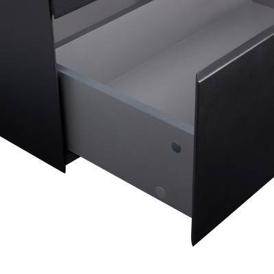 Будкрам купить Комплект Qtap Tern 700х580х437 Matt black тумба подвесная + раковина врезная QT1772TPL7023070CMB Комплект Qtap Tern 700х580х437 Matt black тумба подвесная + раковина врезная QT1772TPL7023070CMB 6