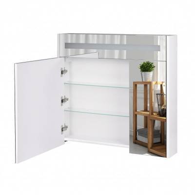 Будкрам купить Зеркальный шкаф подвесной Qtap Robin 800х730х145 White с LED-подсветкой QT1377ZP8001W Зеркальный шкаф подвесной Qtap Robin 800х730х145 White с LED-подсветкой QT1377ZP8001W 7