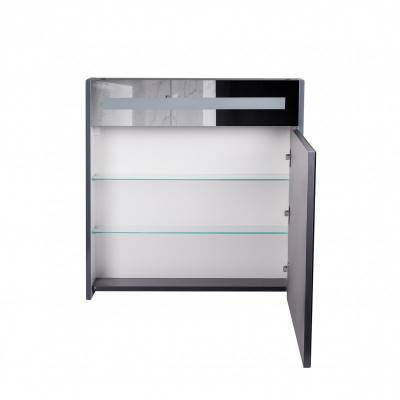 Будкрам купить Зеркальный шкаф подвесной Qtap Robin 700х730х145 Graphite с LED-подсветкой QT1377ZP7002G Зеркальный шкаф подвесной Qtap Robin 700х730х145 Graphite с LED-подсветкой QT1377ZP7002G 6