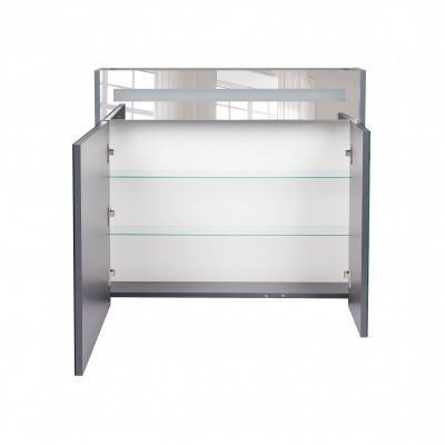 Будкрам купить Зеркальный шкаф подвесной Qtap 800х730х145 Robin Graphite с LED-подсветкой QT1377ZP8002G Зеркальный шкаф подвесной Qtap 800х730х145 Robin Graphite с LED-подсветкой QT1377ZP8002G 5