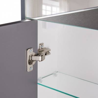 Будкрам купить Зеркальный шкаф подвесной Qtap 800х730х145 Robin Graphite с LED-подсветкой QT1377ZP8002G Зеркальный шкаф подвесной Qtap 800х730х145 Robin Graphite с LED-подсветкой QT1377ZP8002G 8