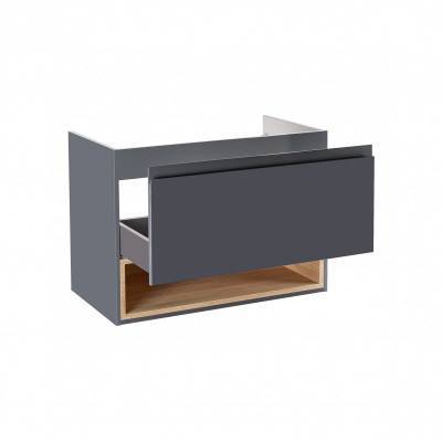 Будкрам купить Тумба подвесная Qtap Robin 700х580х437 Graphite/Whitish oak QT1374TPВ7002GWO Тумба подвесная Qtap Robin 700х580х437 Graphite/Whitish oak QT1374TPВ7002GWO 3