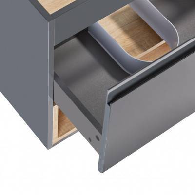 Будкрам купити Тумба підвісна Qtap Robin 800х580х437 Graphite/Whitish oak Тумба підвісна Qtap Robin 800х580х437 Graphite/Whitish oak 6