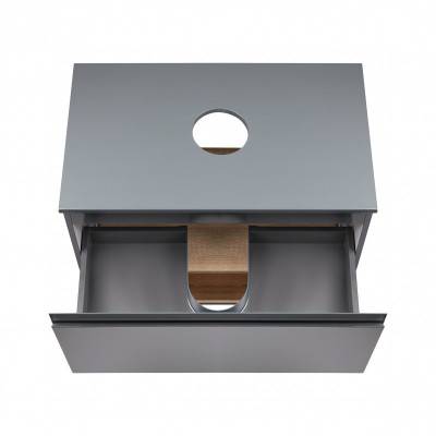 Будкрам купить Тумба подвесная Qtap Robin 700х476х437 Graphite/Whitish oak со столешницей QT1379TPН7002GWO Тумба подвесная Qtap Robin 700х476х437 Graphite/Whitish oak со столешницей QT1379TPН7002GWO 5