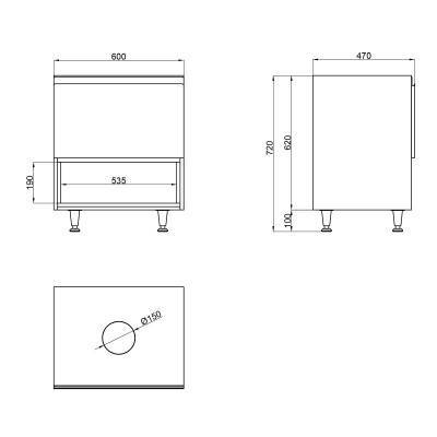 Будкрам купить Тумба напольная Qtap Robin 600х616х437 White/Whitish oak со столешницей QT1380TNН6001WWO Тумба напольная Qtap Robin 600х616х437 White/Whitish oak со столешницей QT1380TNН6001WWO 2