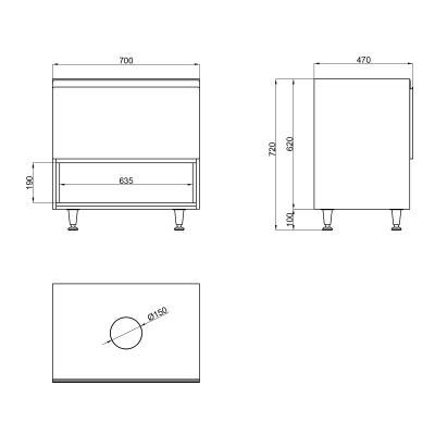 Будкрам купить Тумба напольная Qtap Robin 700х616х437 White/Whitish oak со столешницей QT1380TNН7001WWO Тумба напольная Qtap Robin 700х616х437 White/Whitish oak со столешницей QT1380TNН7001WWO 2