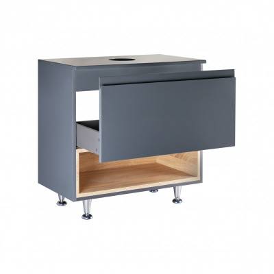 Будкрам купить Тумба напольная Qtap Robin 600х616х437 Graphite/Whitish oak со столешницей QT1380TNН6002GWO Тумба напольная Qtap Robin 600х616х437 Graphite/Whitish oak со столешницей QT1380TNН6002GWO 3