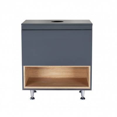 Будкрам купить Тумба напольная Qtap Robin 600х616х437 Graphite/Whitish oak со столешницей QT1380TNН6002GWO Тумба напольная Qtap Robin 600х616х437 Graphite/Whitish oak со столешницей QT1380TNН6002GWO 4
