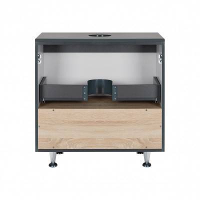 Будкрам купить Тумба напольная Qtap Robin 600х616х437 Graphite/Whitish oak со столешницей QT1380TNН6002GWO Тумба напольная Qtap Robin 600х616х437 Graphite/Whitish oak со столешницей QT1380TNН6002GWO 8