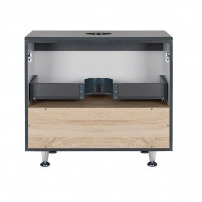 Будкрам купити Тумба для підлоги Qtap Robin 700х616х437 Graphite/Whitish oak зі стільницею QT1380TNН7002GWO Тумба для підлоги Qtap Robin 700х616х437 Graphite/Whitish oak зі стільницею QT1380TNН7002GWO 7