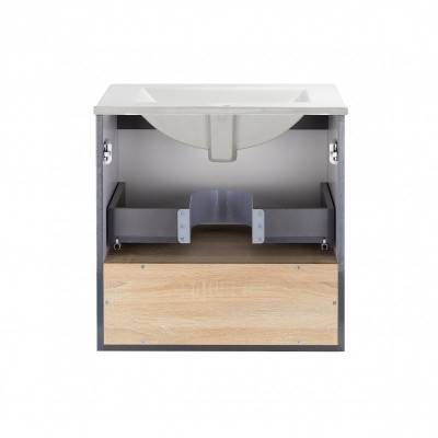 Будкрам купить Комплект Qtap Robin 600х580х437 Graphite/Whitish oak тумба подвесная + раковина врезная QT1372TPВ6002GWO Комплект Qtap Robin 600х580х437 Graphite/Whitish oak тумба подвесная + раковина врезная QT1372TPВ6002GWO 8