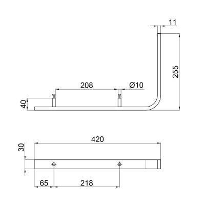 Будкрам купити Рушникотримач Qtap QT66FL8130ACHR Рушникотримач Qtap QT66FL8130ACHR 2