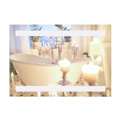 Будкрам купить Зеркало Qtap Mideya New 500х700 с LED-подсветкой, Reverse QT207814226080W
