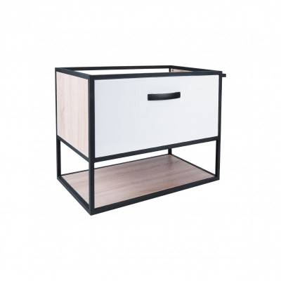 Будкрам купить Тумба подвесная Qtap Taurus 600х580х437 White/Whitish oak QT2474TPT603WWO