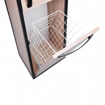 Будкрам купити Пенал підвісний Qtap Taurus 350х1450х300 Whitish oak з кошиком для білизни QT2476PP1451KRWO Пенал підвісний Qtap Taurus 350х1450х300 Whitish oak з кошиком для білизни QT2476PP1451KRWO 7