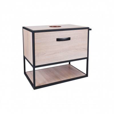 Будкрам купить Тумба подвесная Qtap Taurus 600х476х469 Whitish oak со столешницей QT2479TPT603WO
